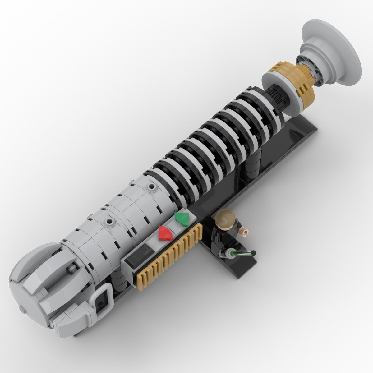 Star Wars Luke Skywalker Lightsaber from Return of the Jedi made with LEGO parts 