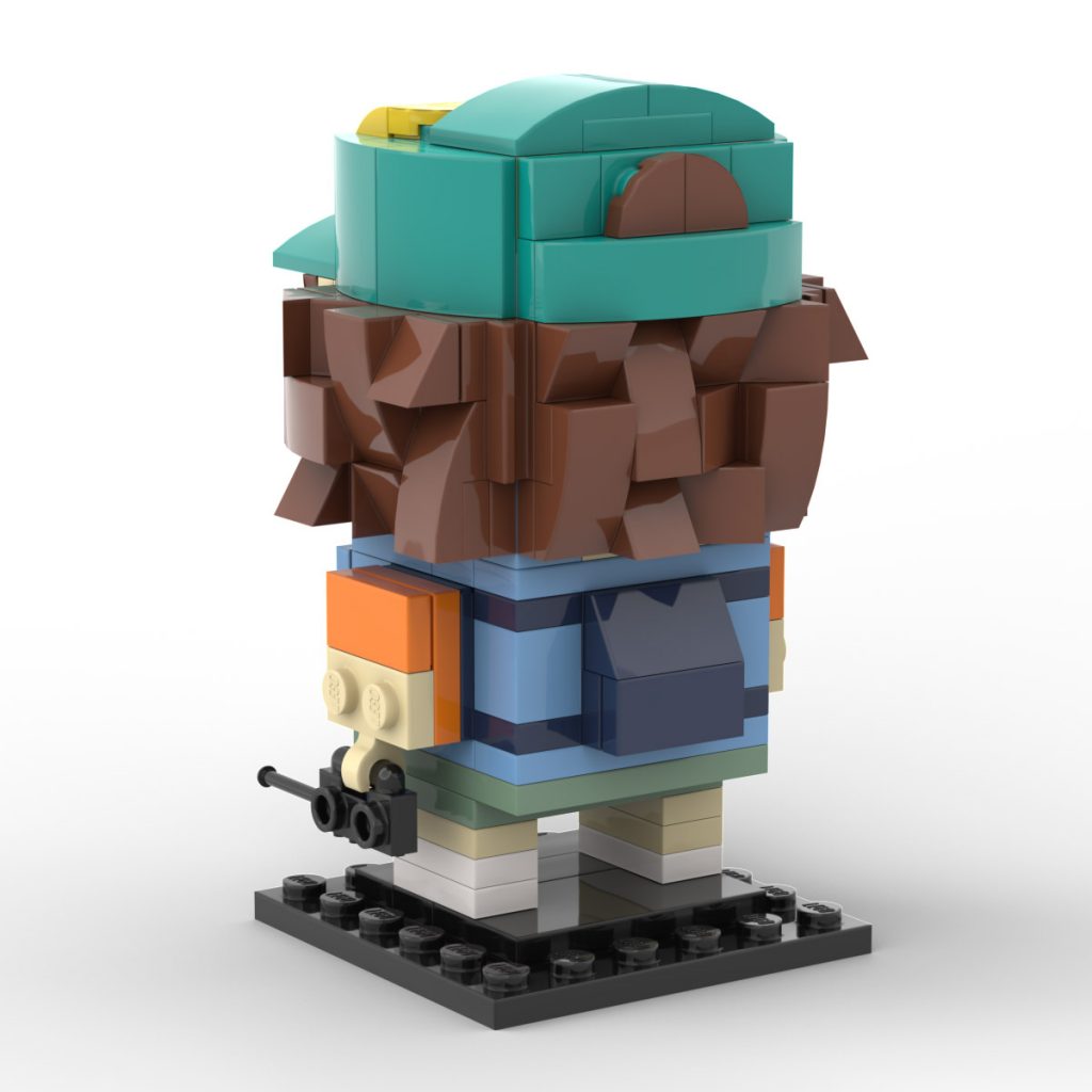Lego Stranger Things Custom Dustin MOC Brickheadz Instructions
