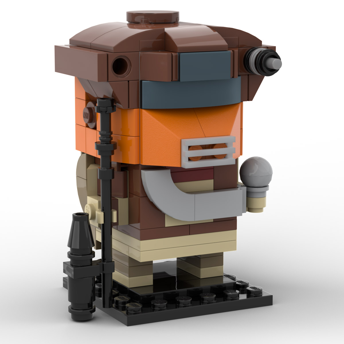 Gætte mens på LEGO MOC Custom Boushh MOC Brickheadz by custominstructions | Rebrickable -  Build with LEGO