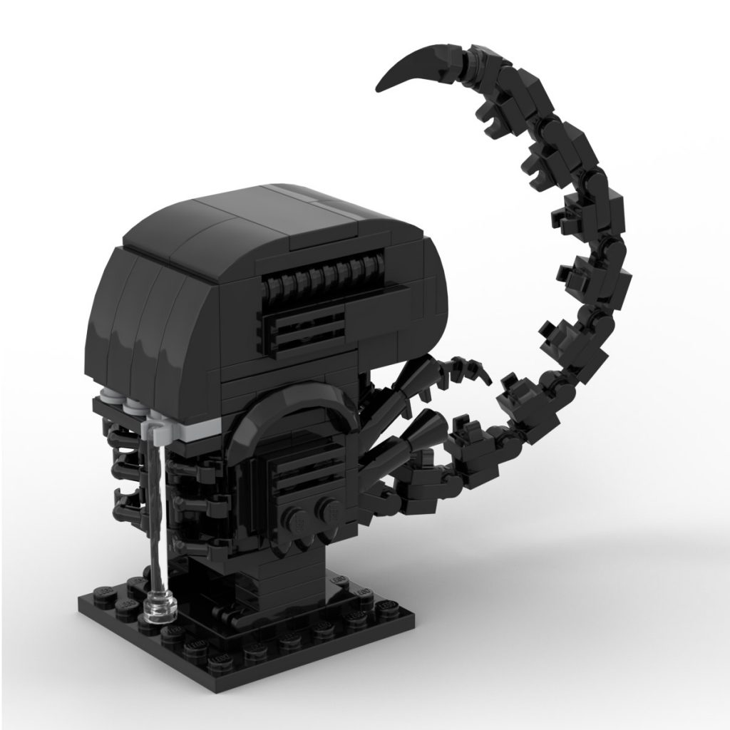 Custom Lego Brickheadz Xenomorph Alien Movie MOC Instructions