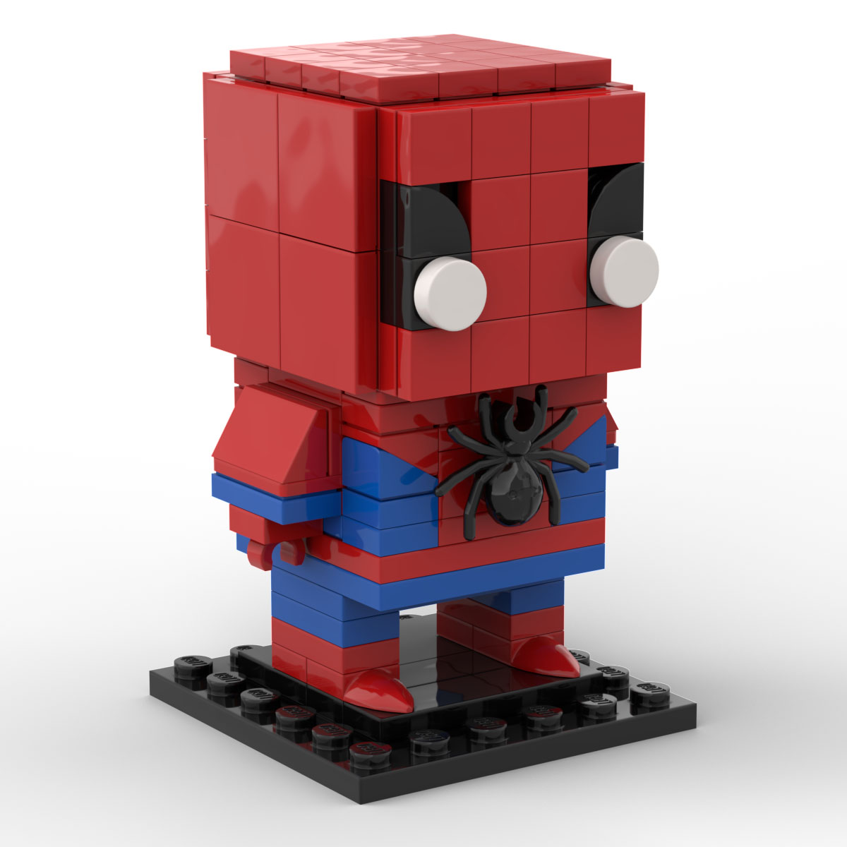 Disney Marvel Spiderman custom Lego Brickheadz Instructions