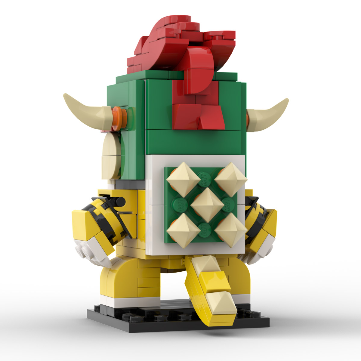 Lego Brickheadz  Mario MOC Creation PDF Instructions with Parts List Only 