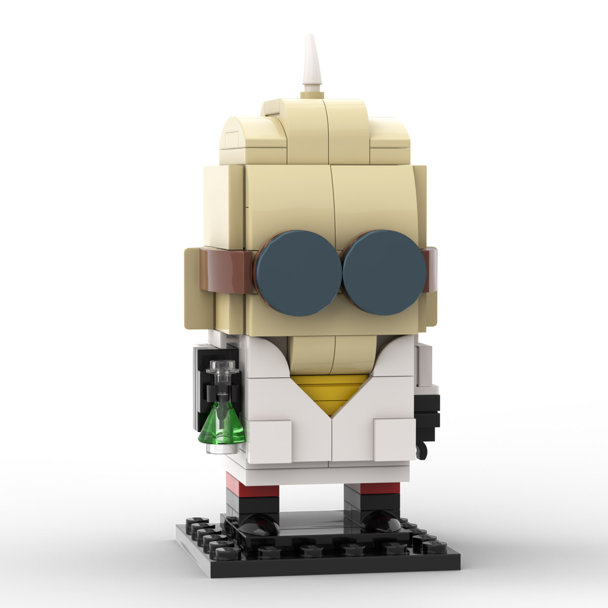 Custom Lego Dr. Nefario Despicable Me custom Brickheadz Instructions