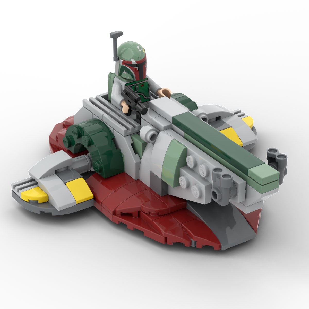 Lego Star Slave 1 Microfighter - Instructions